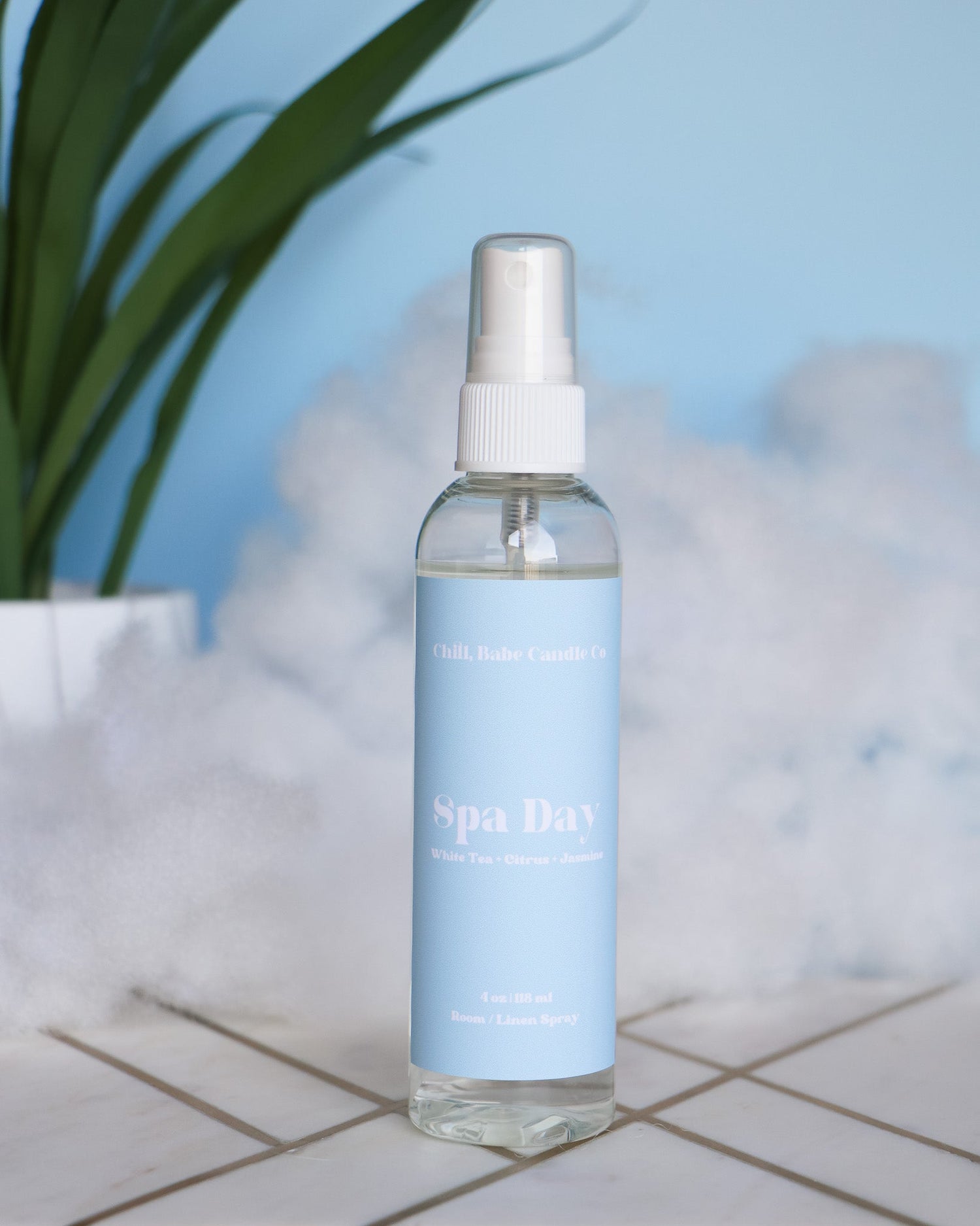 Spa Day Room &amp; Linen Spray | White Tea + Citrus + Jasmine