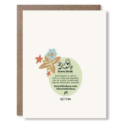 New Baby Floral Greeting Card