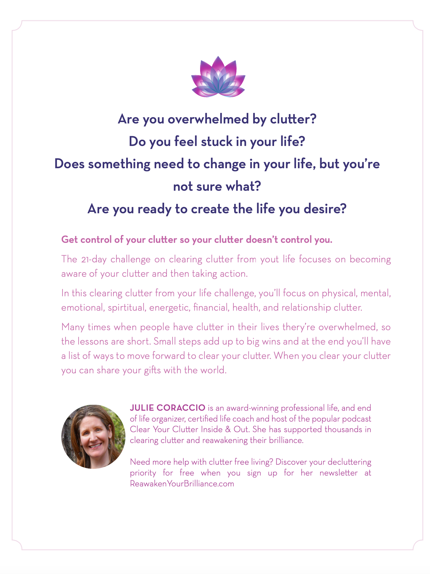 How to Declutter Your Home &amp;amp; Your Life Book: Decluttering 21-Day Challenge