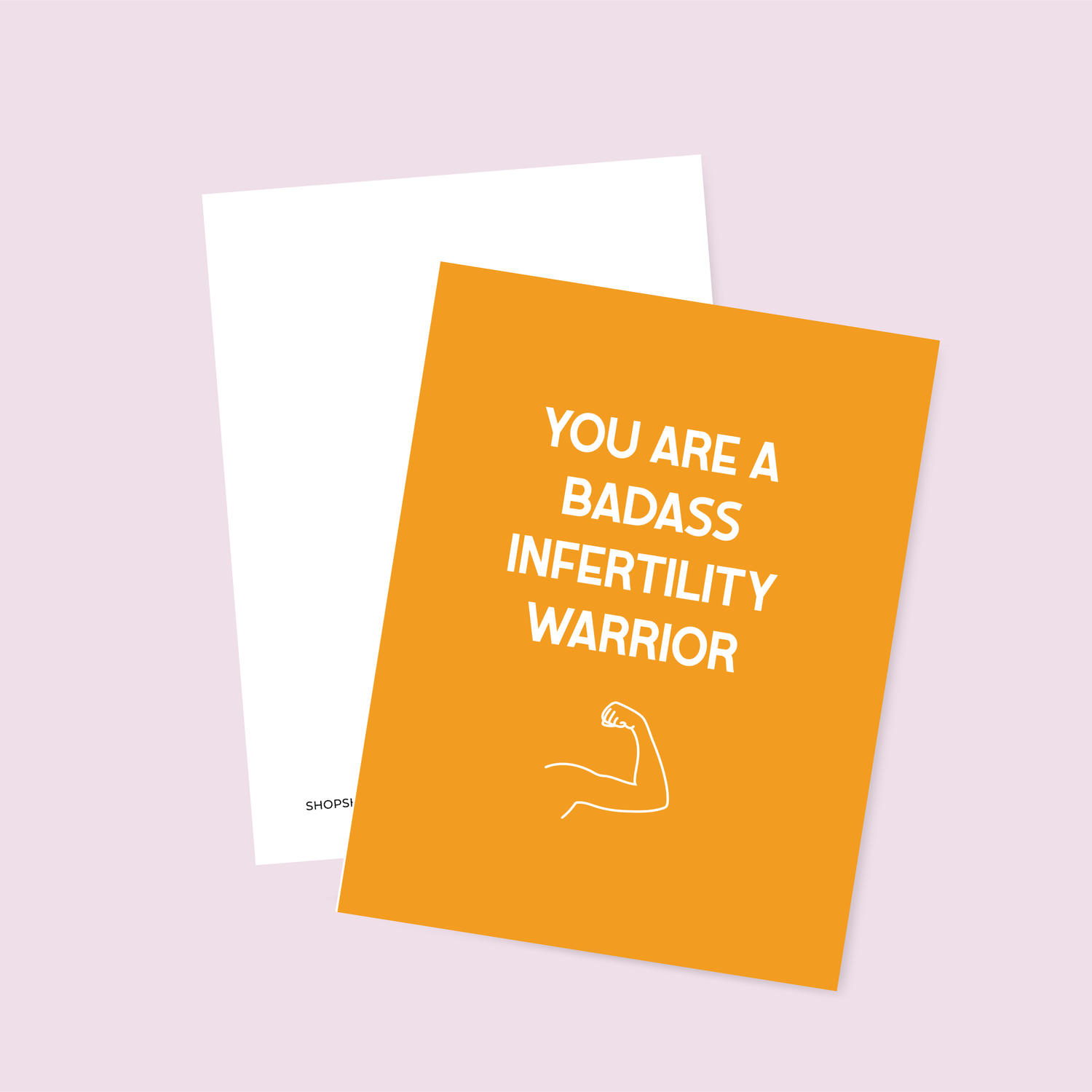 Infertility Warrior Card