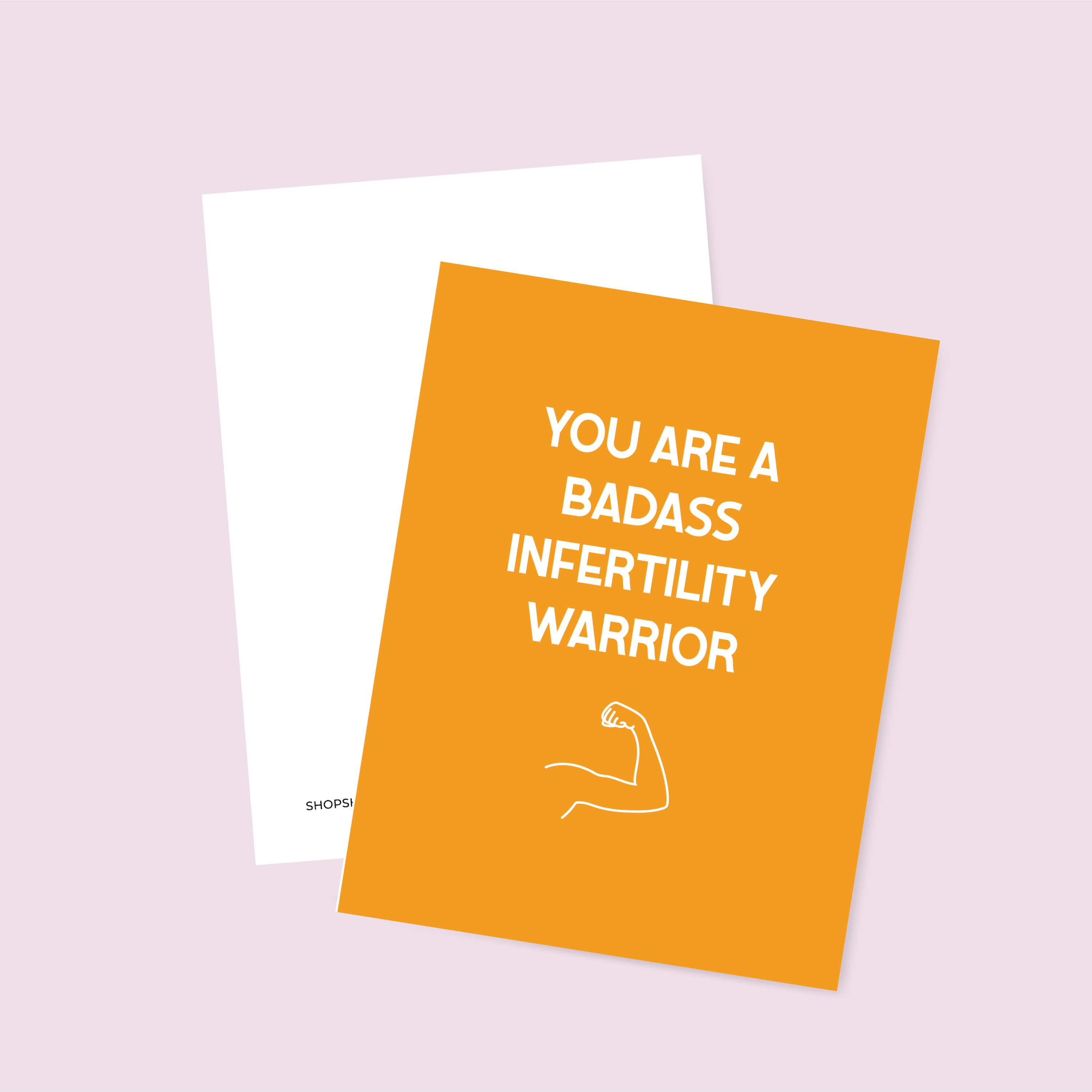 Infertility Warrior Card