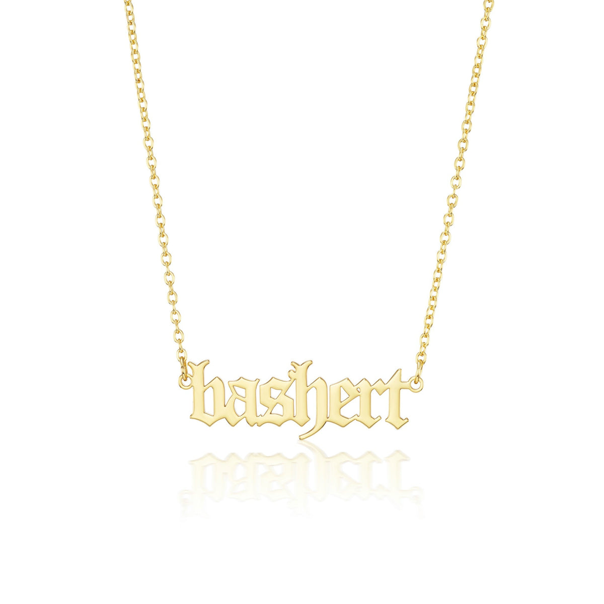 "Bashert" Gothic Nameplate