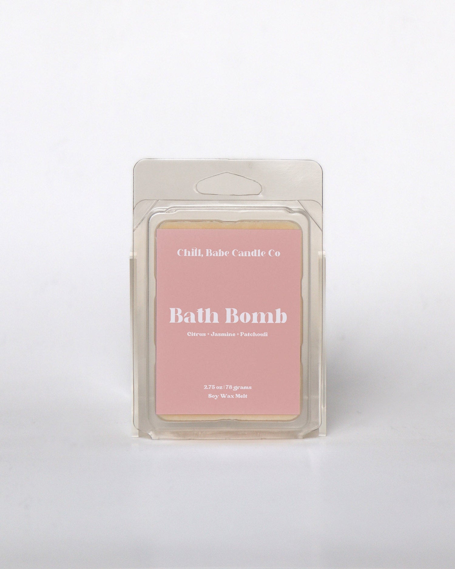 Bath Bomb Wax Melt | Citrus + Jasmine + Patchouli