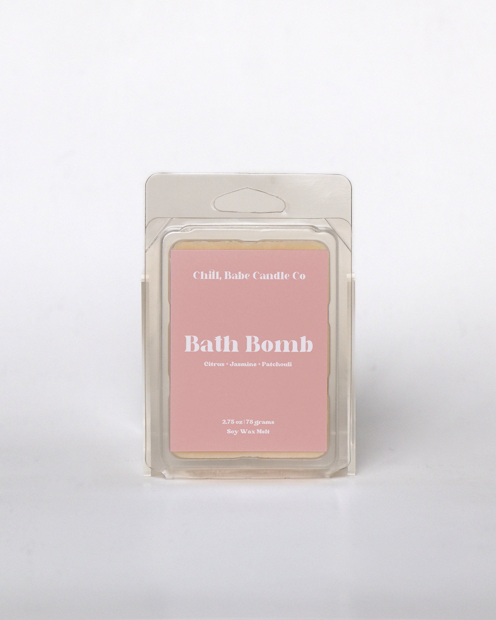 Bath Bomb Wax Melt | Citrus + Jasmine + Patchouli