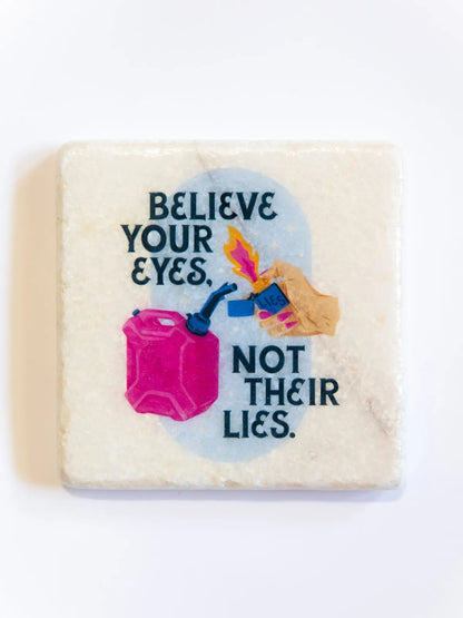 Protest Art Series Marble Coaster Set