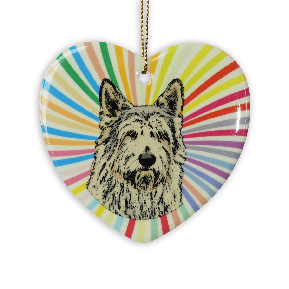 Berger Picard Ceramic Heart Ornament