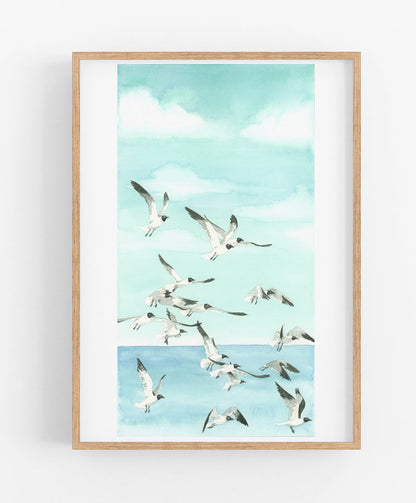 Birds In Flight Print