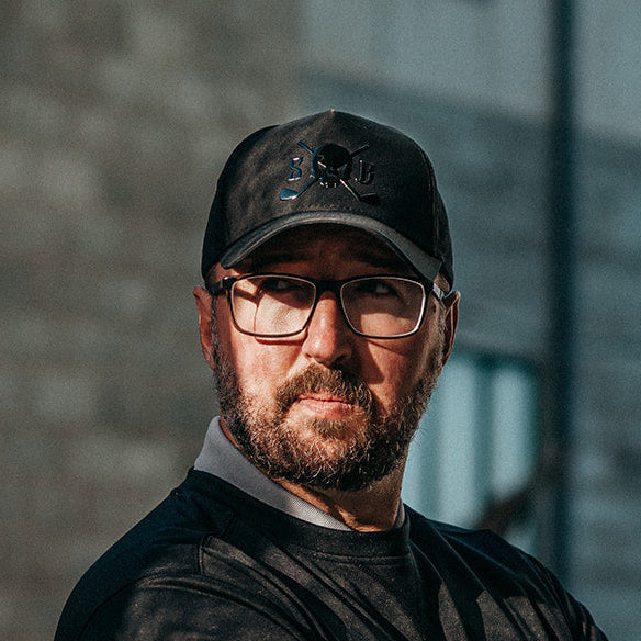 Blackout Golf Snapback Hat - Skull &amp; Bogeys Golf Co - Joe