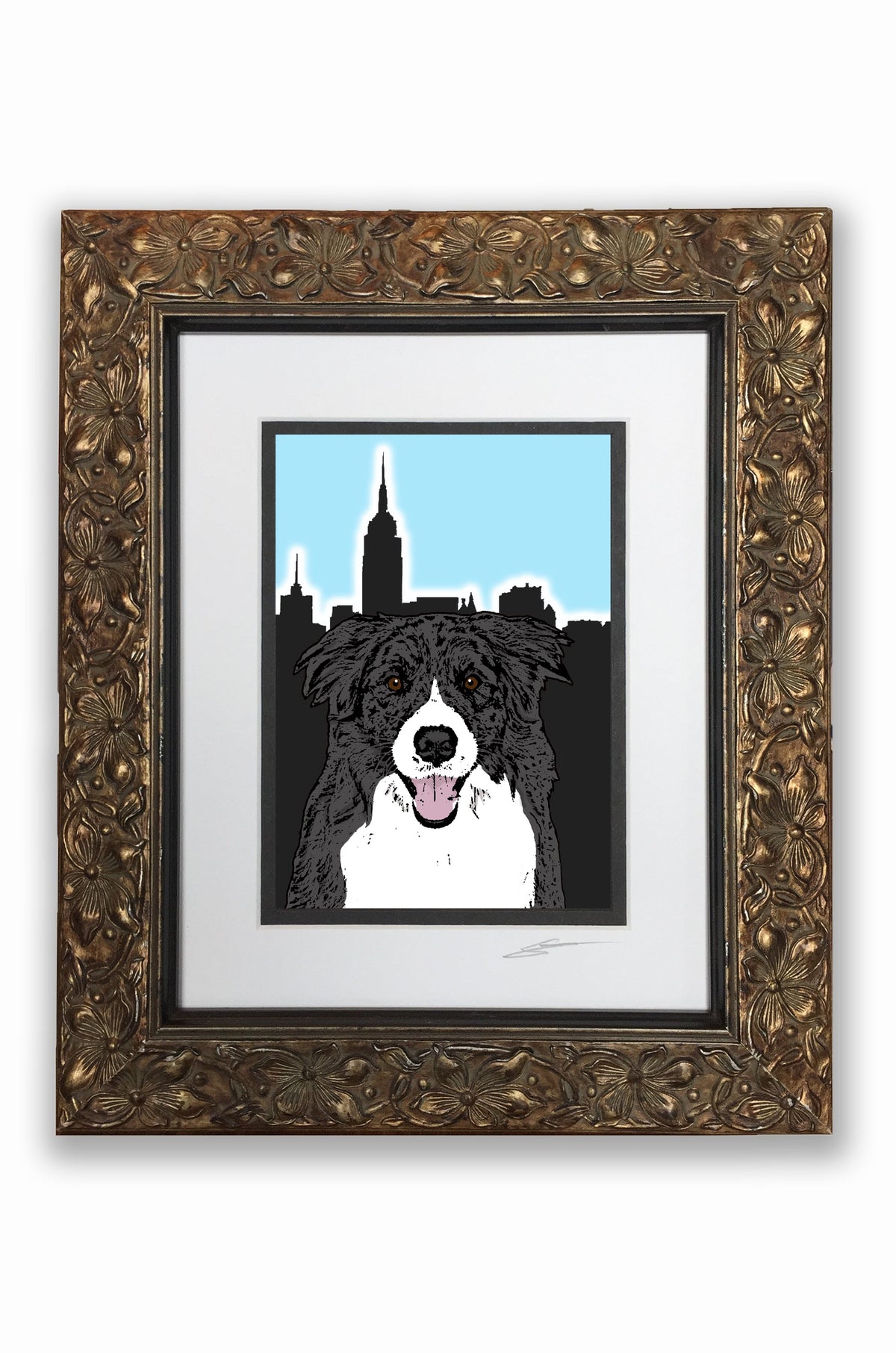Border Collie Pupart Portrait