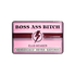 Pink card with text &