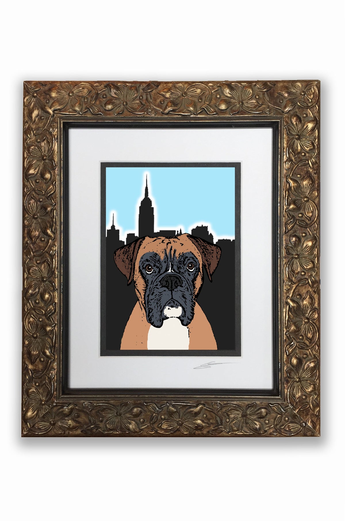 Boxer Pupart Portrait