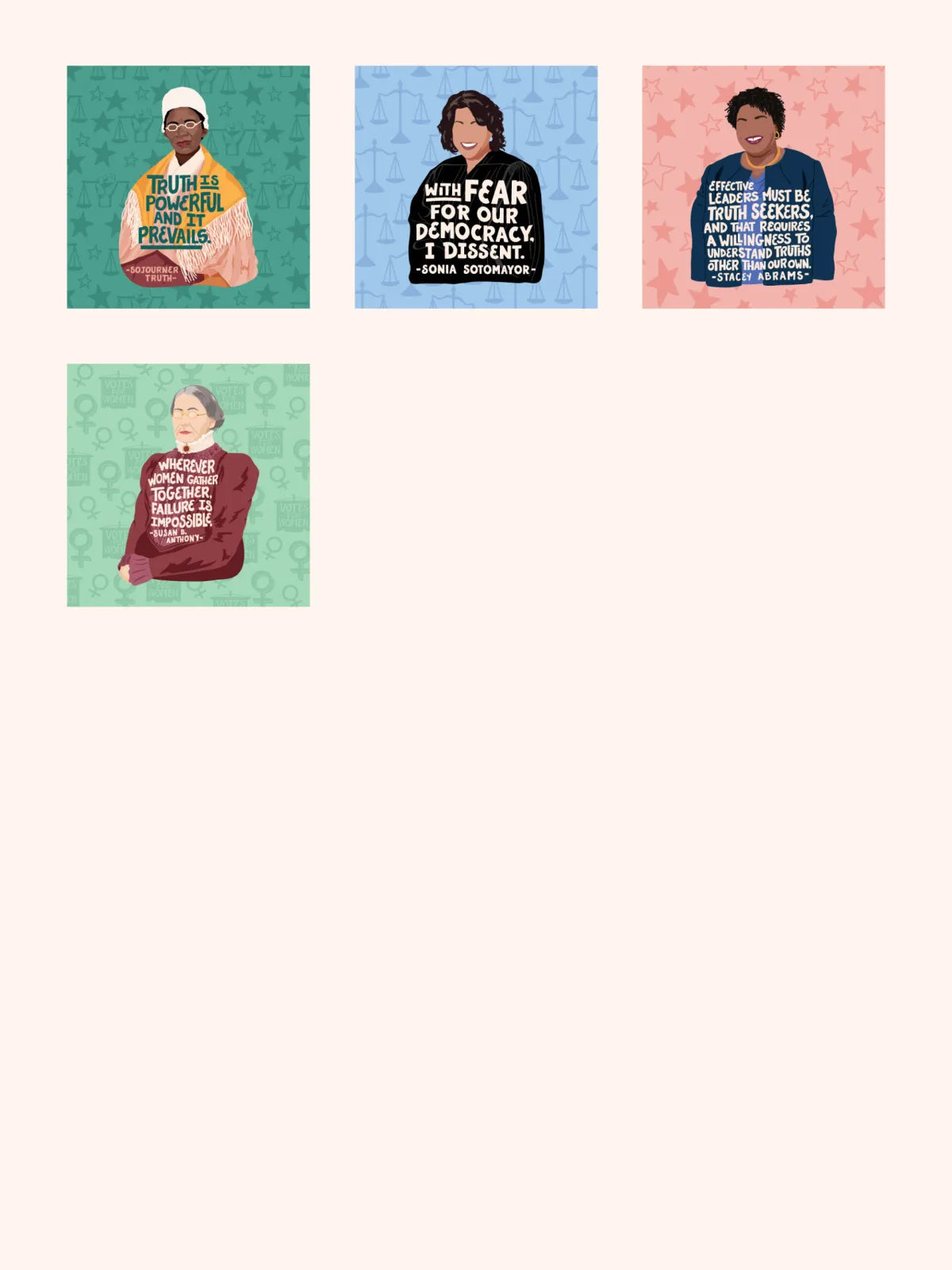 Quotes by Iconic Women Coaster