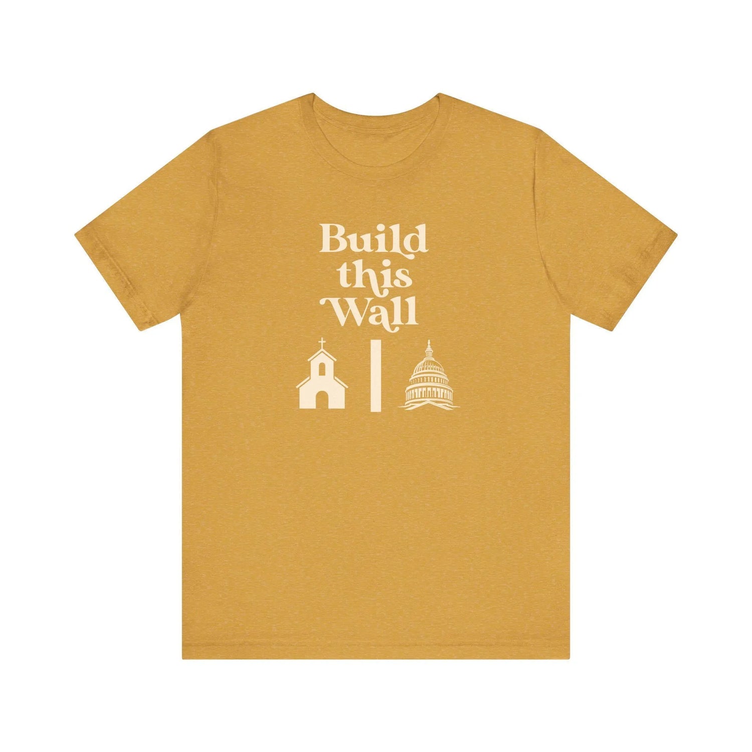 Build This Wall Shirt, Separation of Church and State, No Religion in Government, Women&