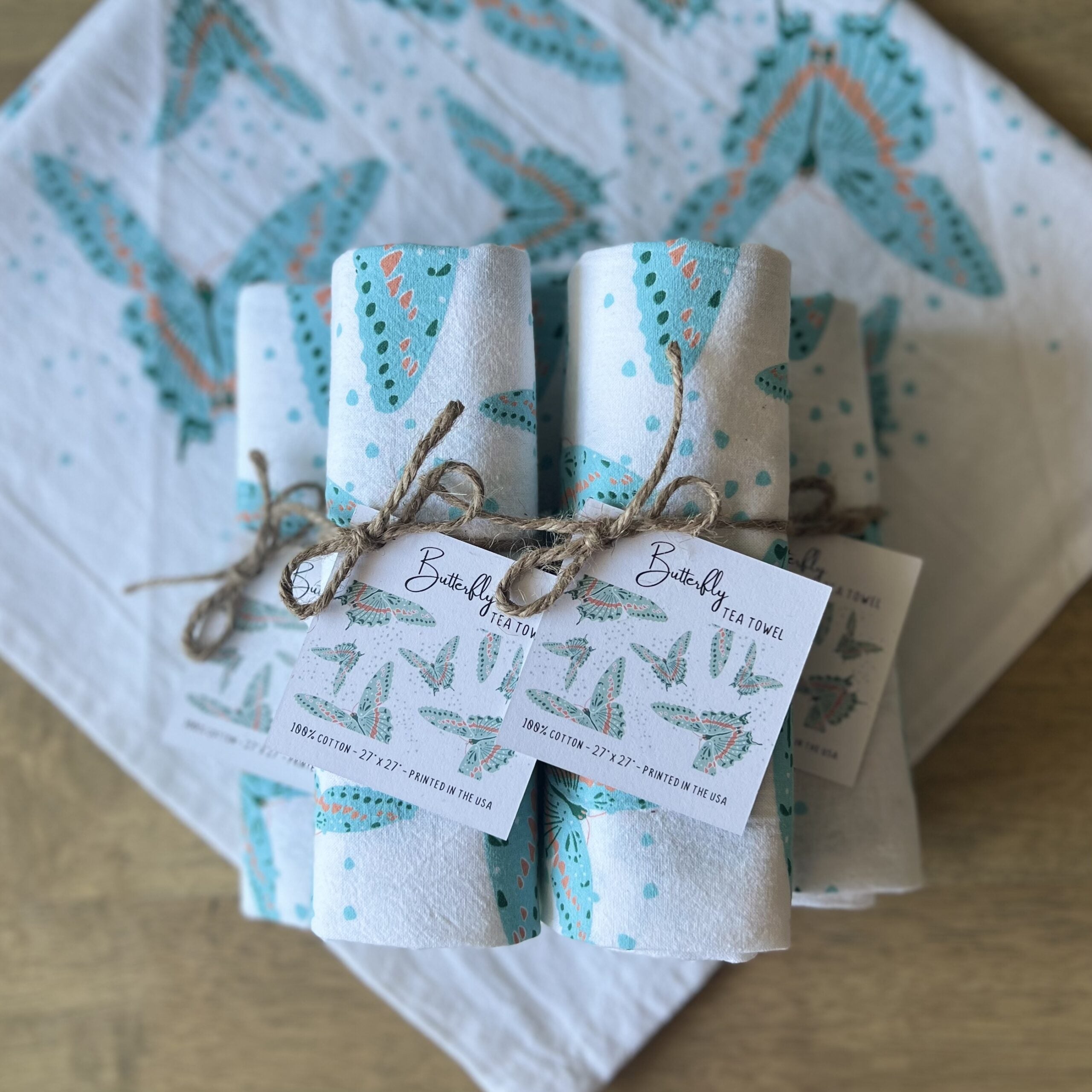 Butterfly Tea Towel