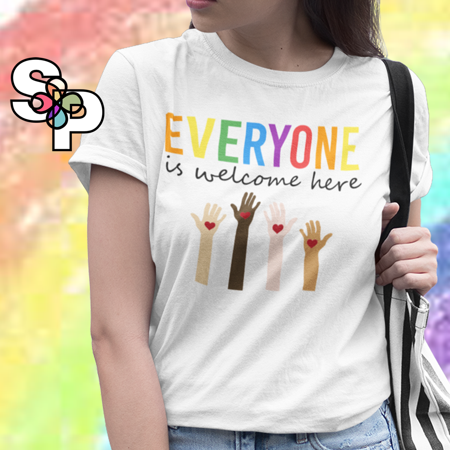 Everyone is Welcome Here - Adult TShirt