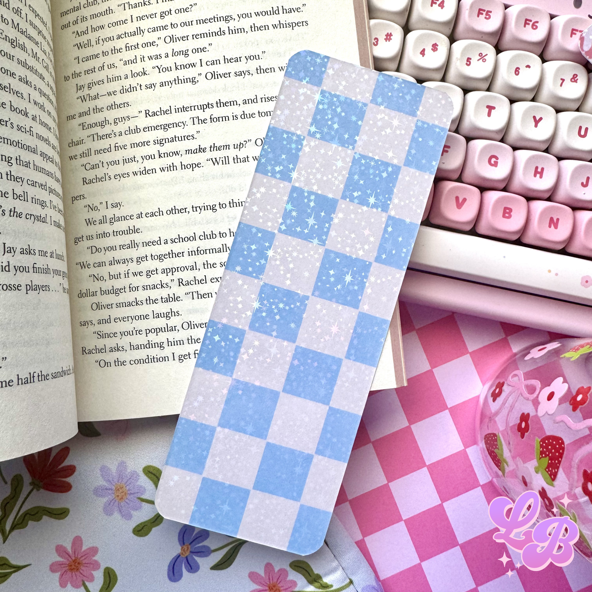 Beach Lockets Holographic Bookmark