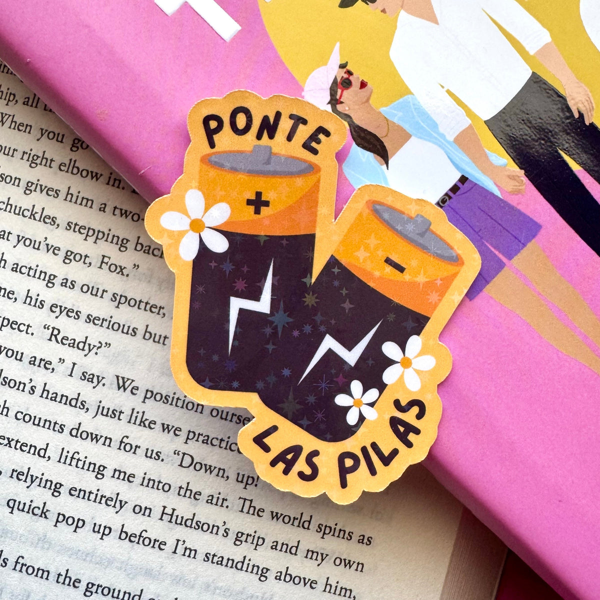 Ponte Las Pilas Holographic Sticker