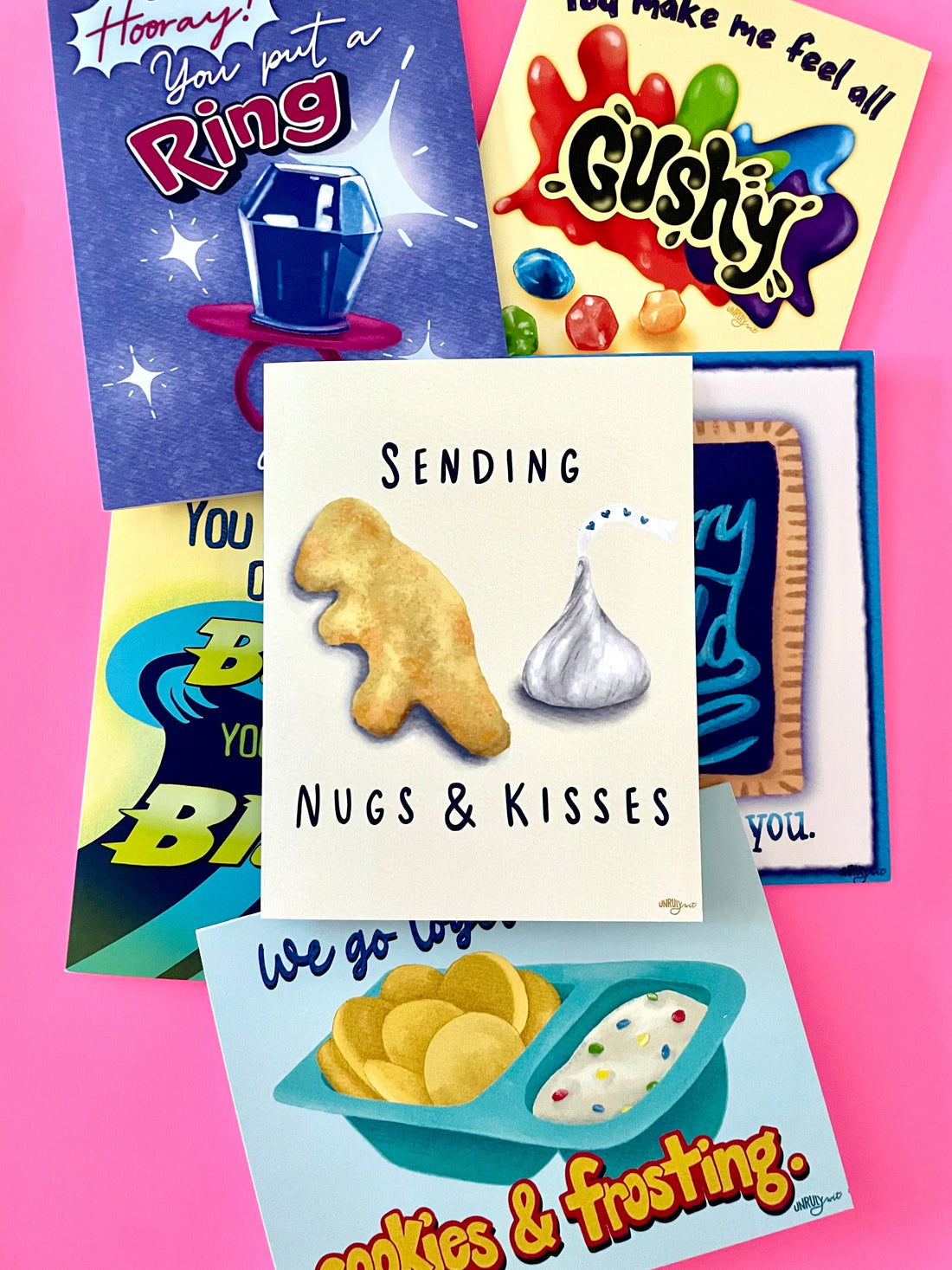Nugs &amp; Kisses Greeting Card