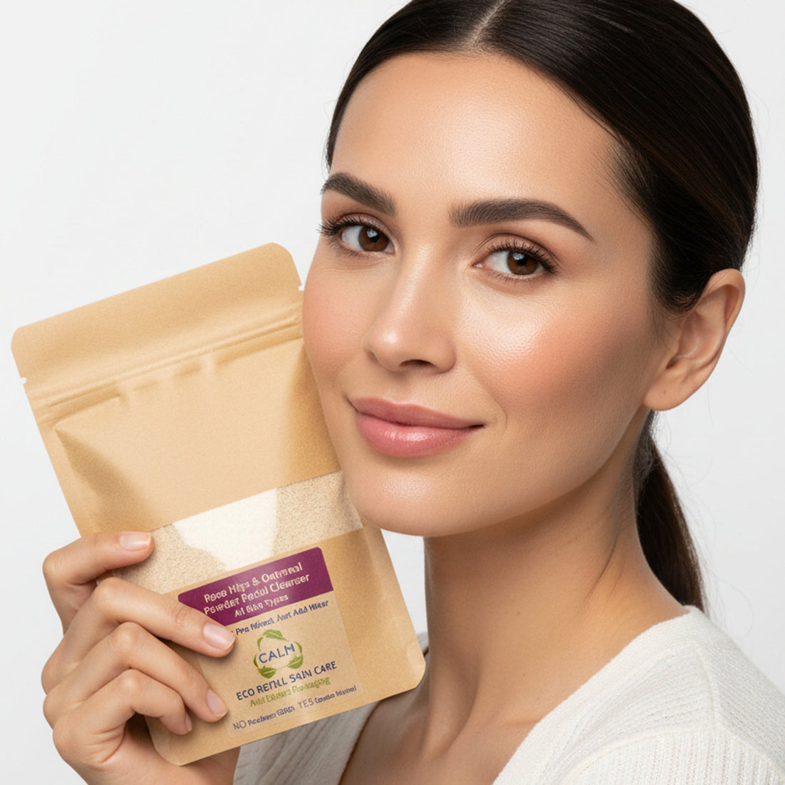 Eco REFILL - Rose Hips &amp; Oatmeal Powder Facial Cleanser