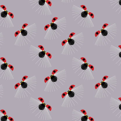 Ladybug Flight Organic Cotton Poplin Fat Quarters