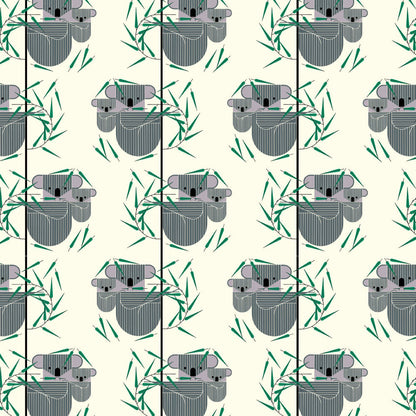 Organic Koala Koala Cotton Poplin Fat Quarters