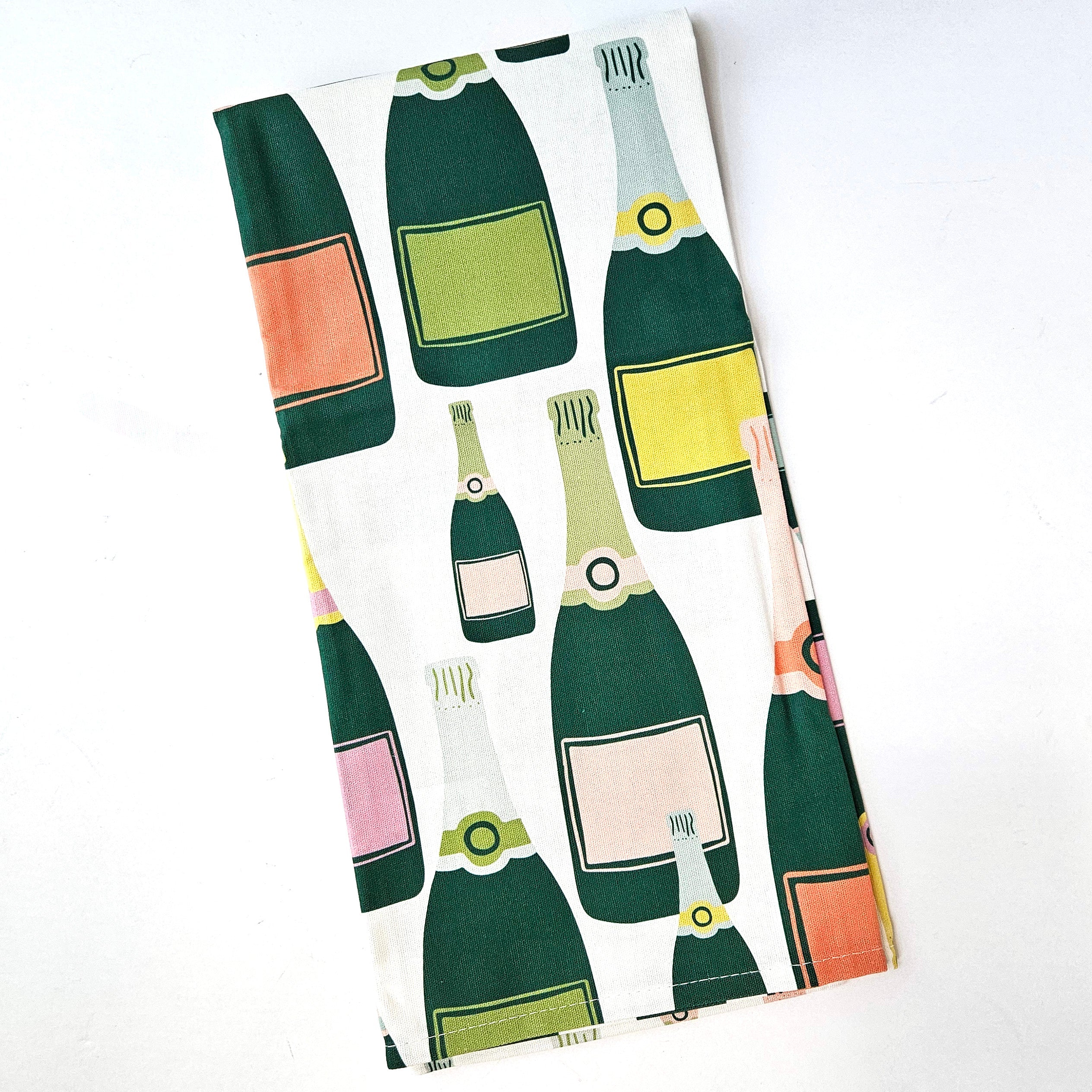 Cotton Kitchen Towels - Sustainable, Absorbent, Quick-Dry, 100% Cotton, Hand-Drawn Original
