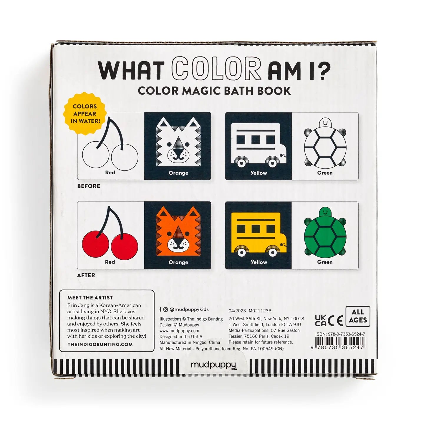 What Color Am I Magic Bath Book