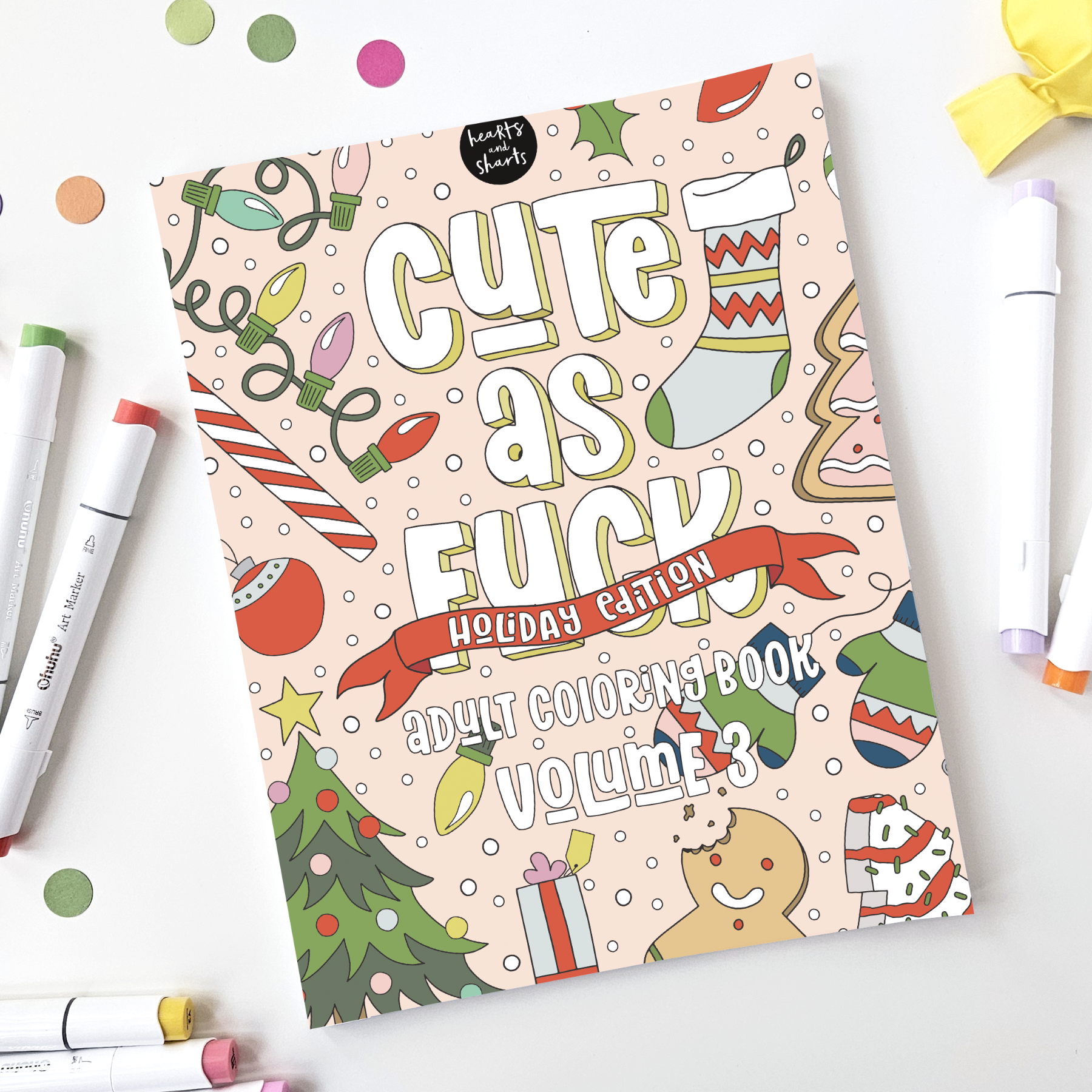CUTE AF ADULT COLORING BOOK - FUNNY. BOLD, AND EASY DESIGNS FOR ADULTS AND SENIORS - NO AI