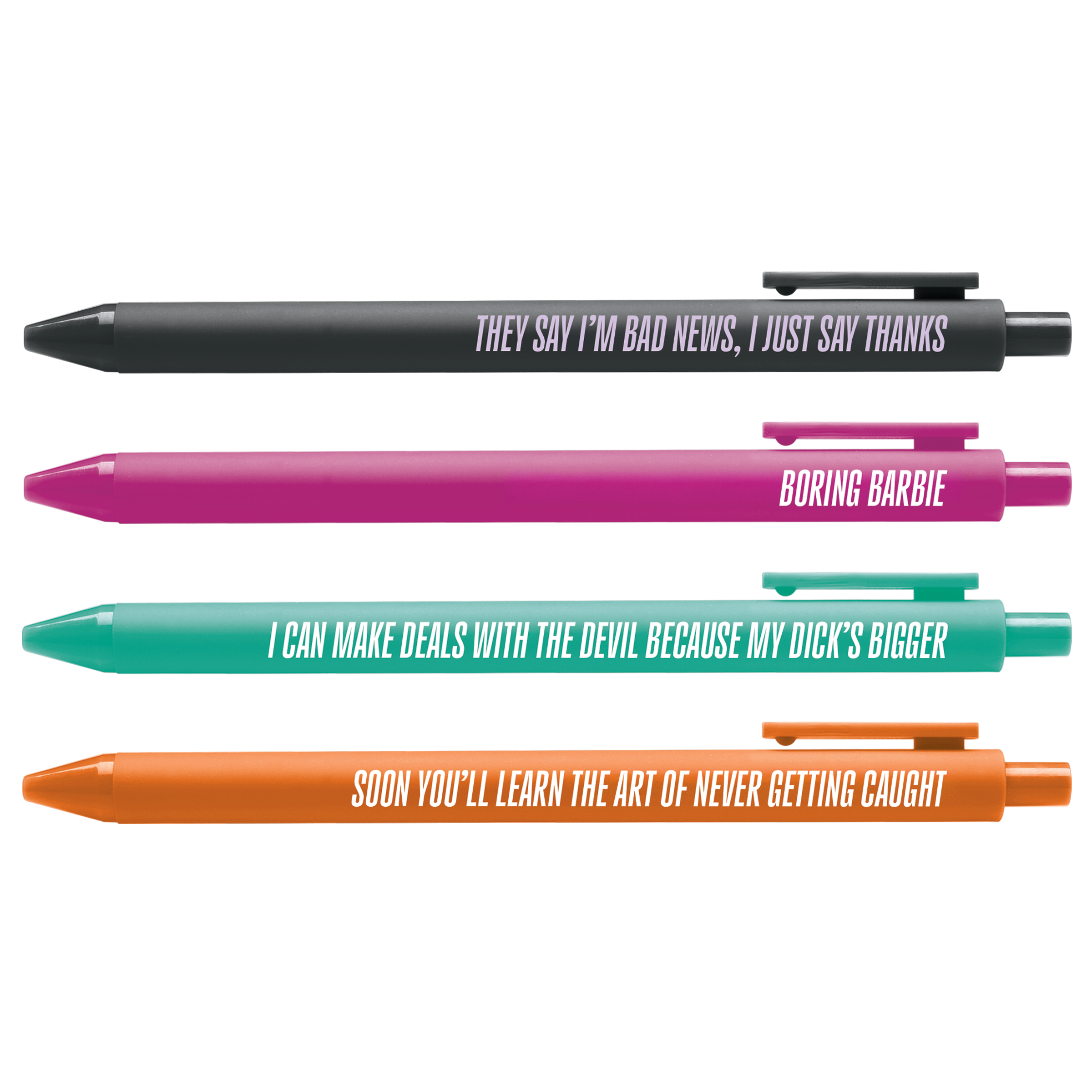 CANCELLED! Pen Set flat lay — Showgirl era illustrated pen set by MangoIllustrated