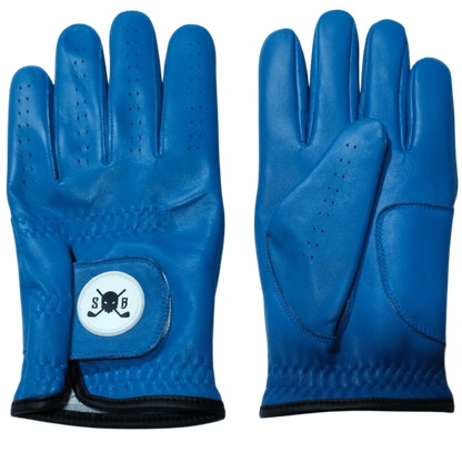 Catalyst Cabretta Leather Golf Glove - Blue - Skull &amp; Bogeys Golf Co.