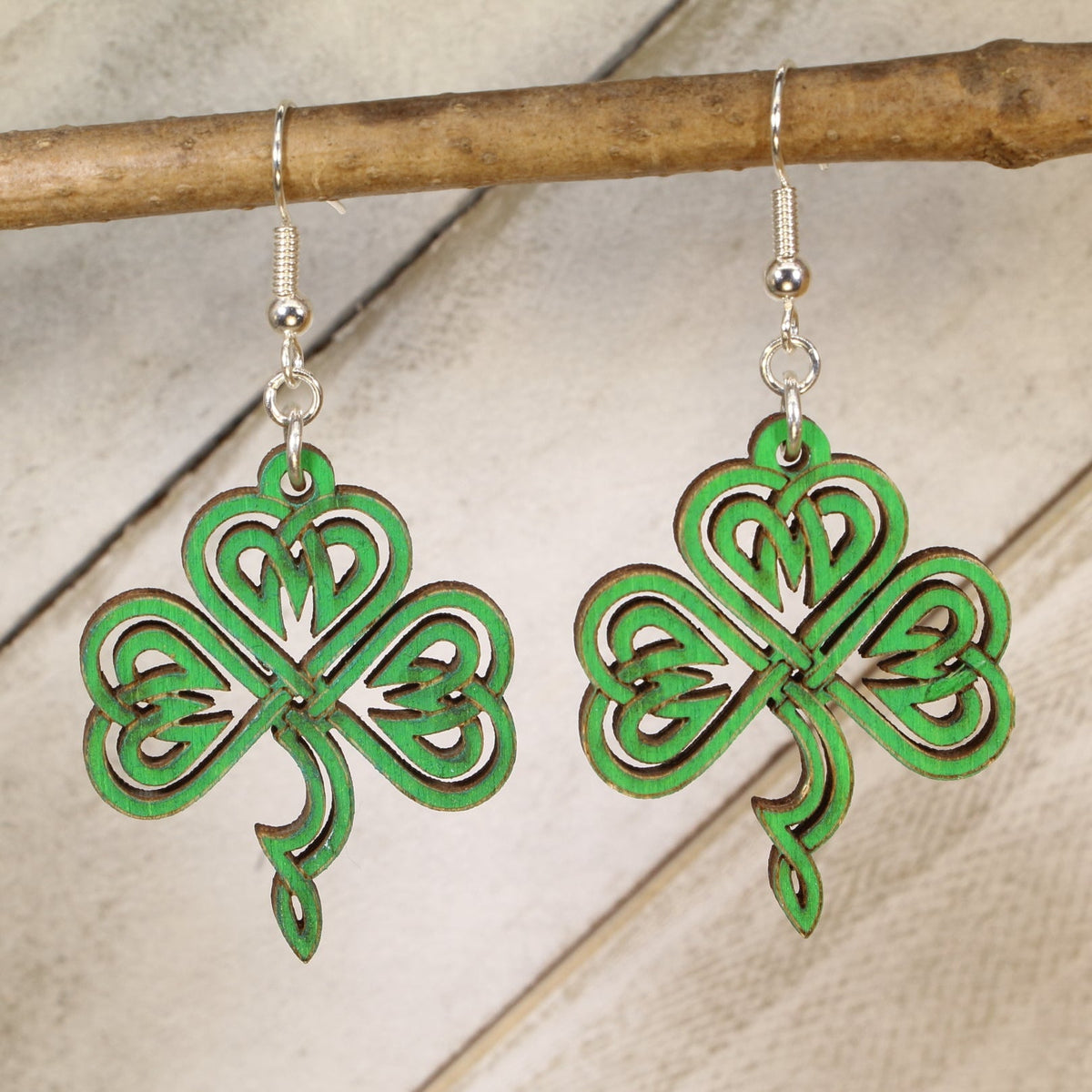 Bring a little luck and Irish charm to your style with these Celtic Shamrock Wooden Dangle Earrings—hand-painted, lightweight, and perfect for St. Patrick’s Day, Celtic lovers, and lucky everyday vibes.