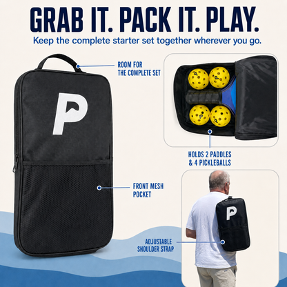 Trailblazer Grab &amp; Go Bundle — 2 Paddles, 4 Balls + Bag
