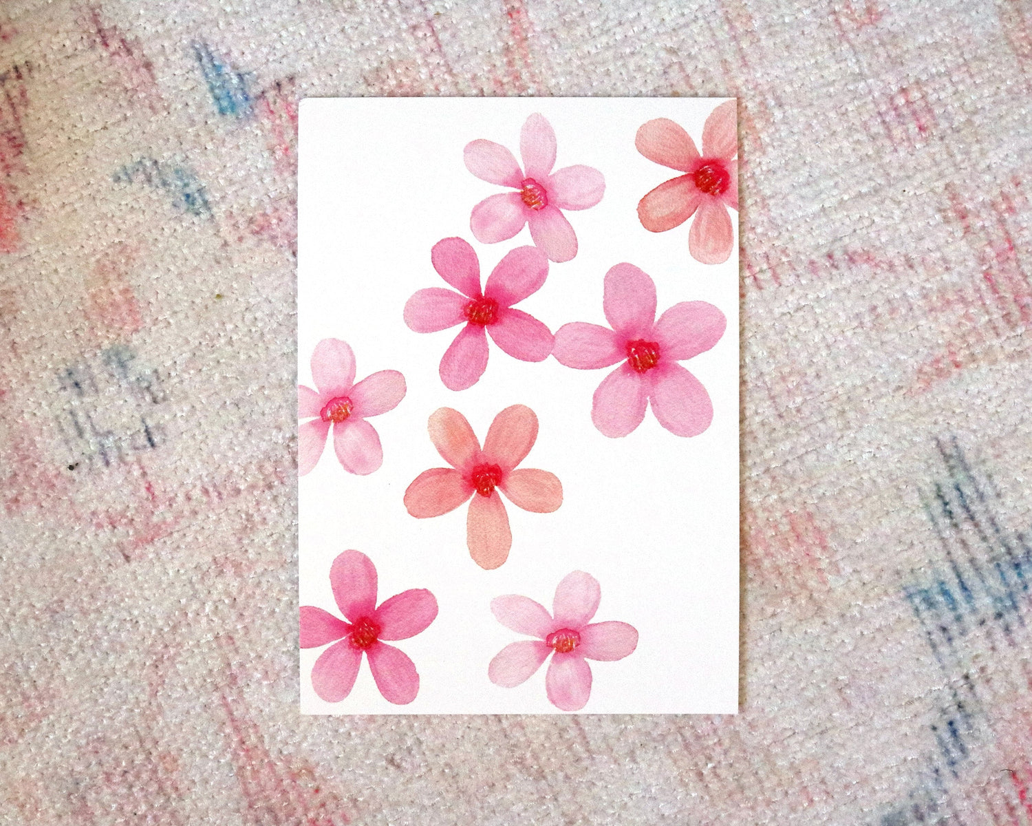 Watercolor Cherry Blossom Art Print
