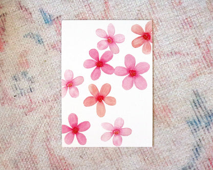 Watercolor Cherry Blossom Art Print