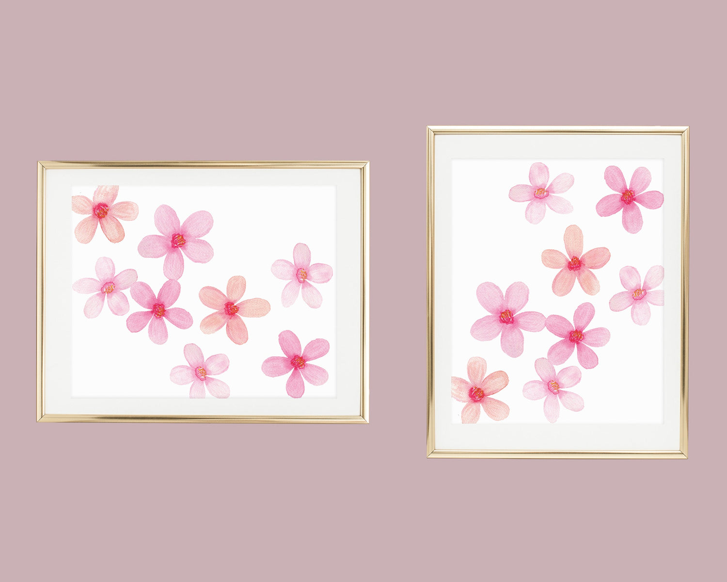 Watercolor Cherry Blossom Art Print