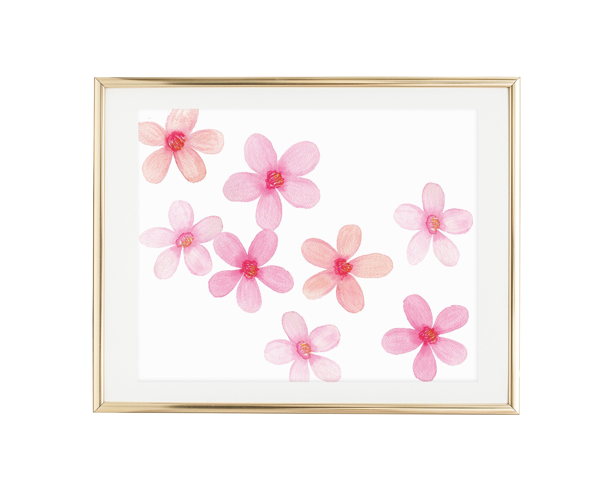 Watercolor Cherry Blossom Art Print