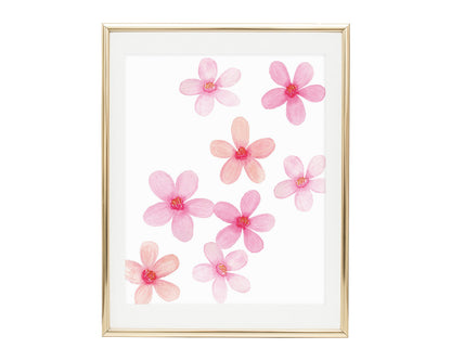 Watercolor Cherry Blossom Art Print