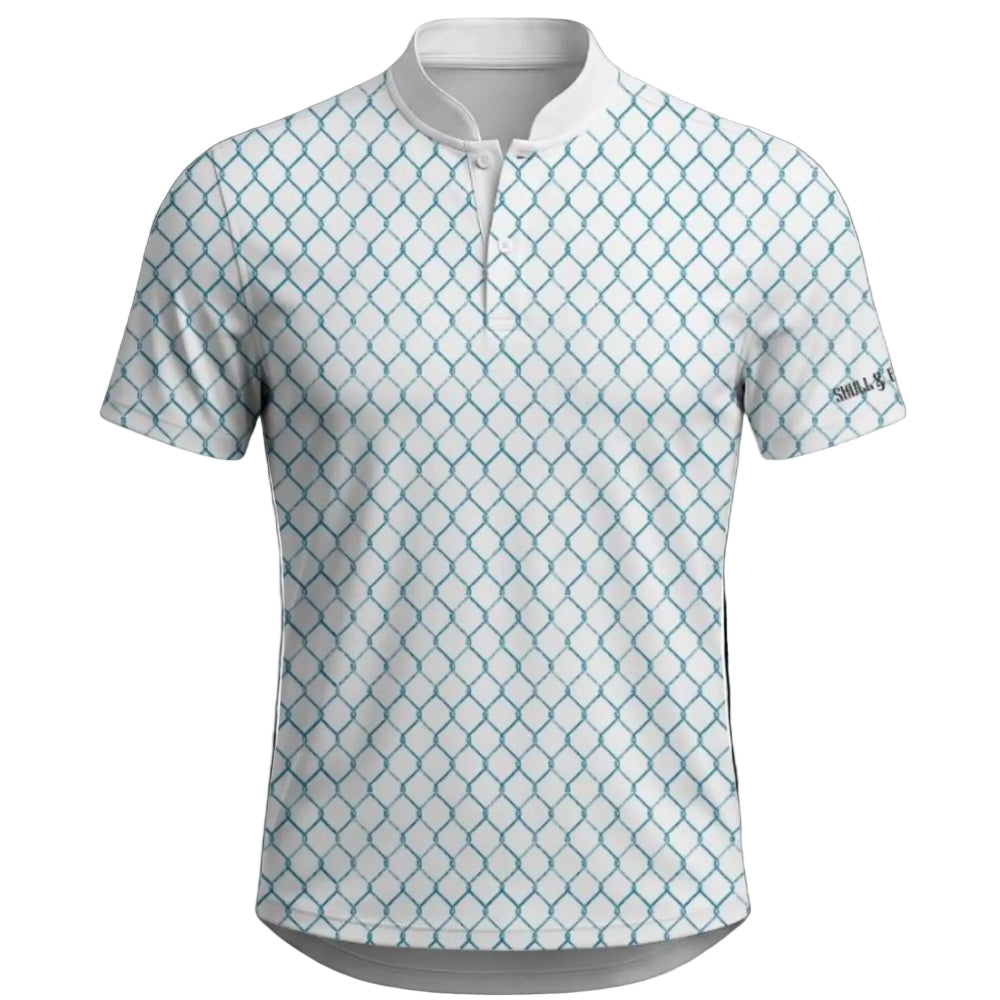 Clean Slate Blade Collar Golf Polo - Skull &amp; Bogeys Golf Co.