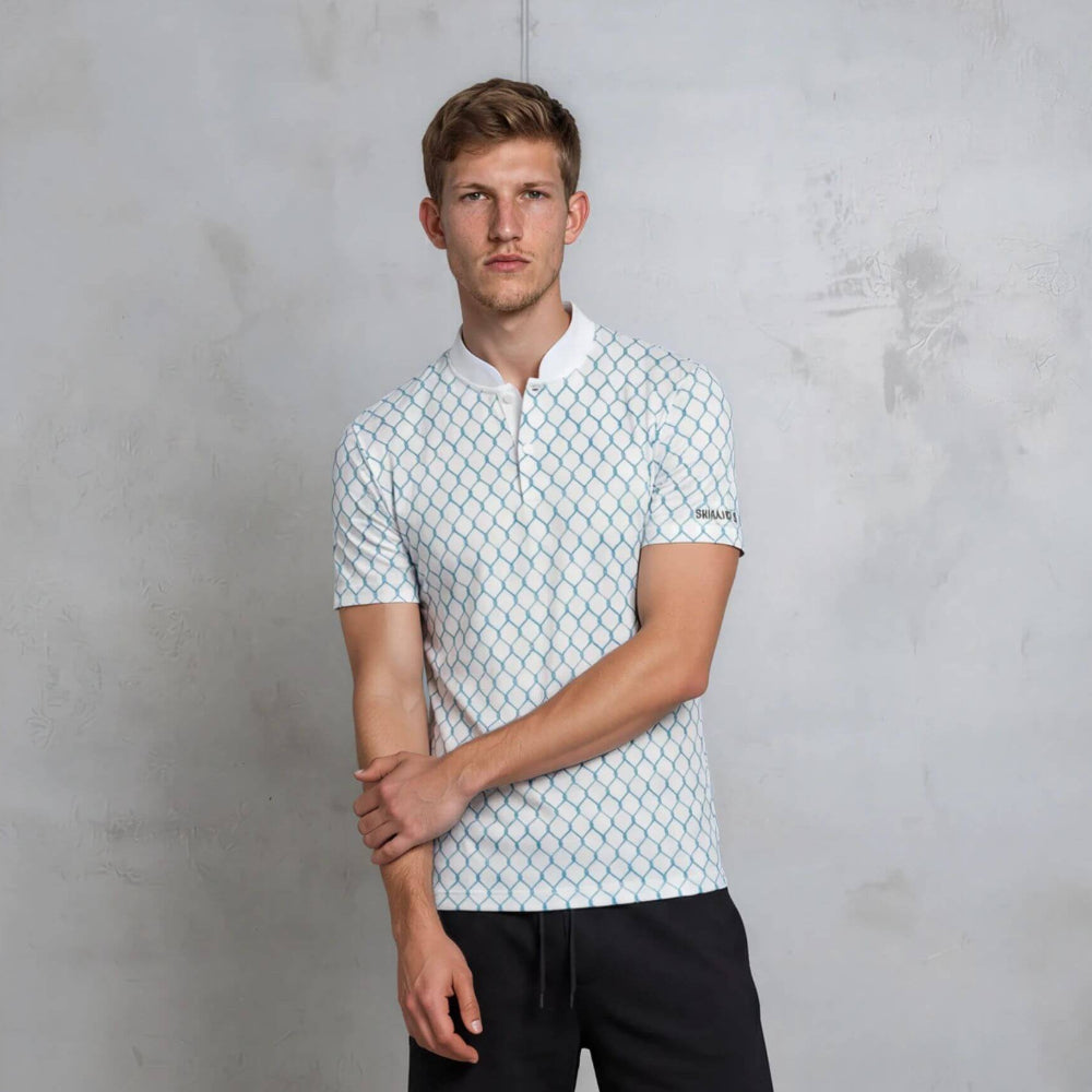 Clean Slate Blade Collar Golf Polo - S - Skull &amp; Bogeys Golf Co.