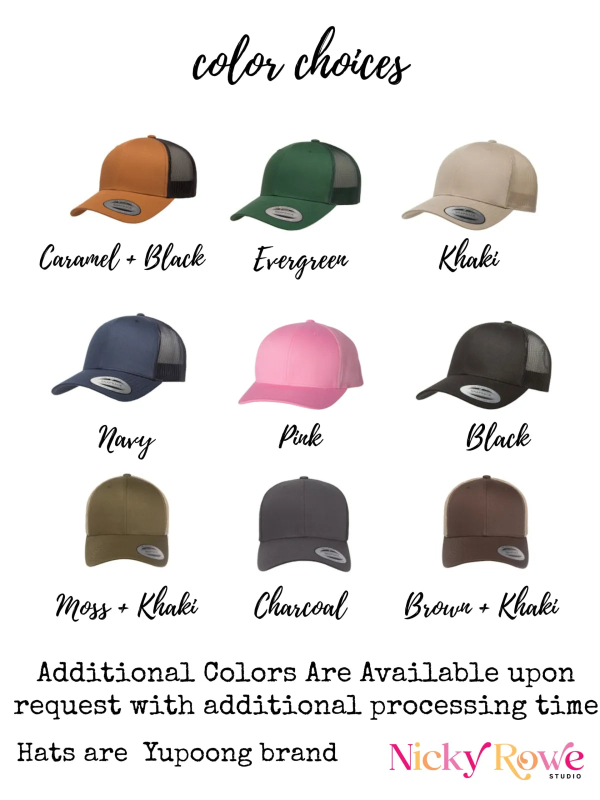 Custom Embroidered Pet Portrait Hat - Trucker Hat Style