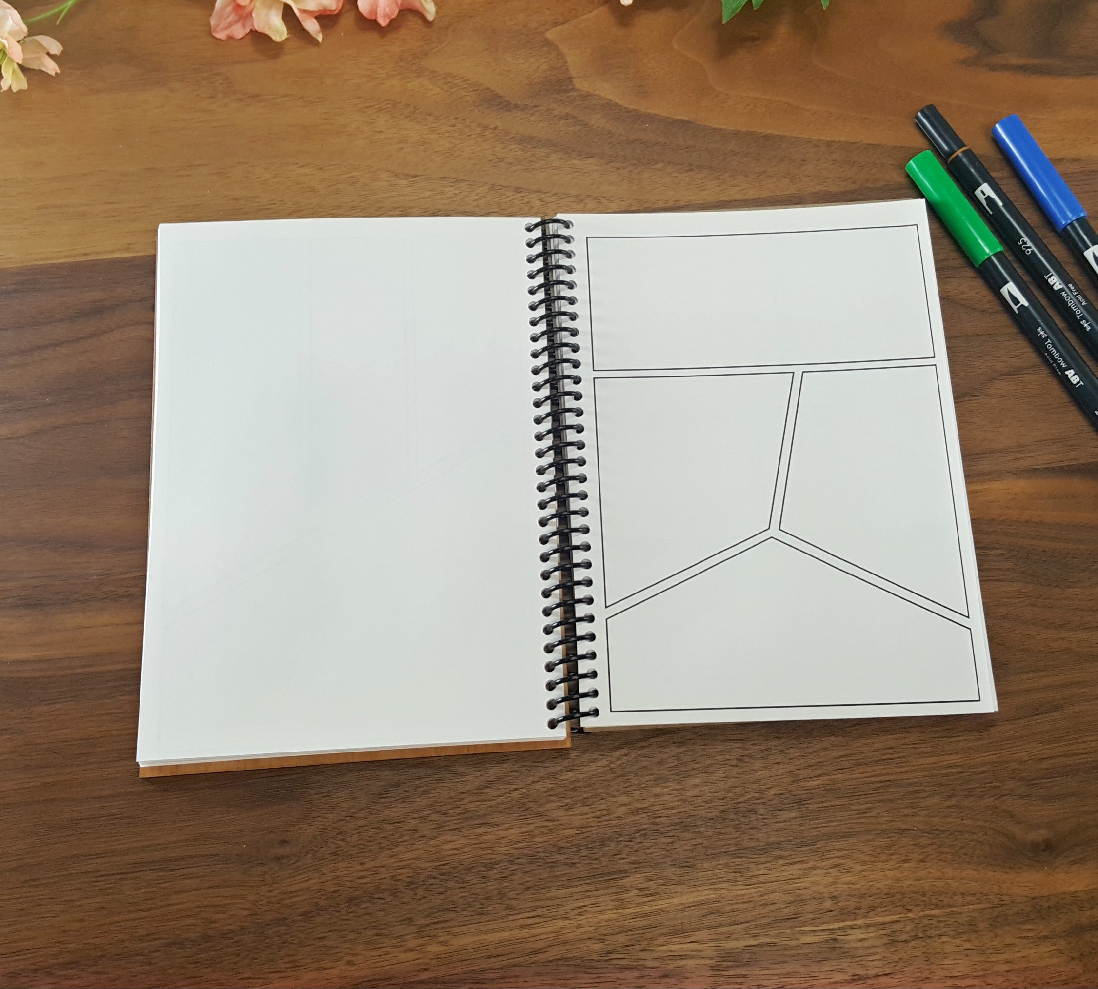 Personalized Comic Book - Laser Engraved Wood