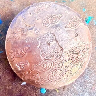 Copper Challenge Coin Golf Ball Marker - Skull &amp; Bogeys Golf Co.