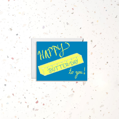 Butter Birthday Greeting Card