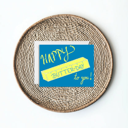 Butter Birthday Greeting Card