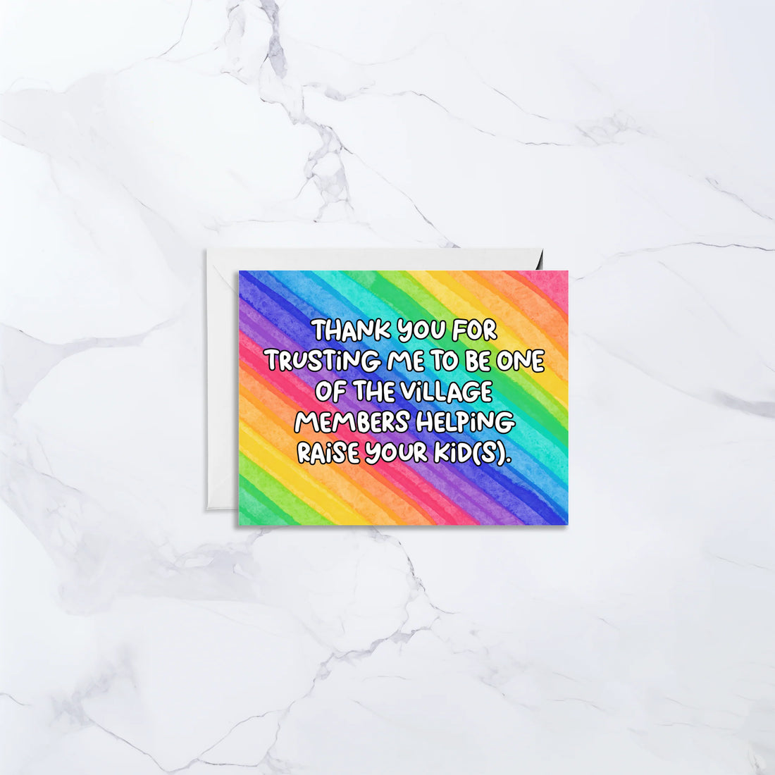 It Takes A Village Thank You Card