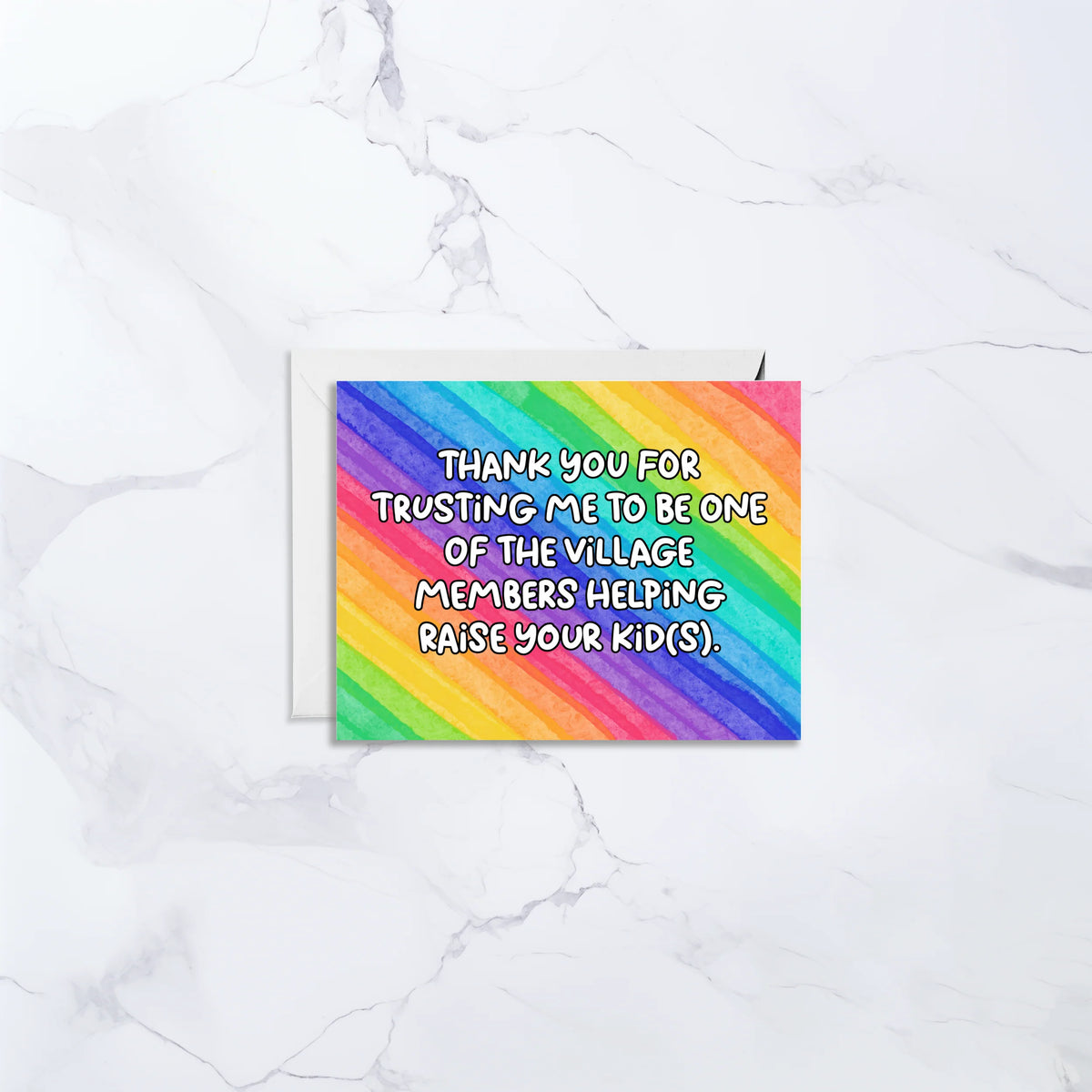 It Takes A Village Thank You Card