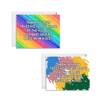 It Takes A Village Thank You Card