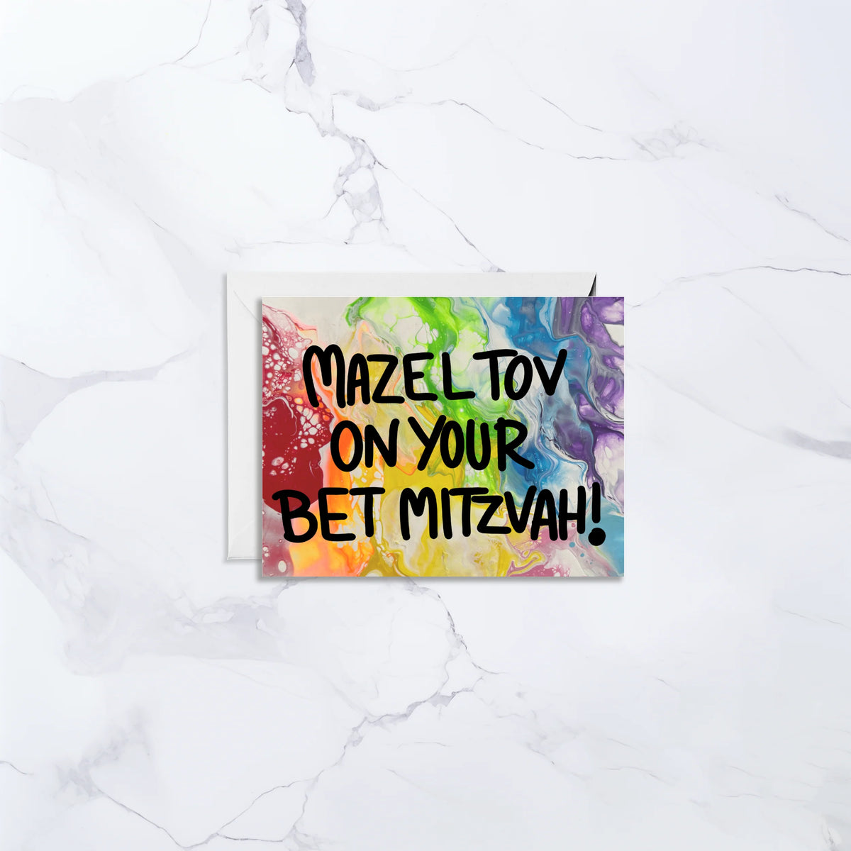 Mazel Tov on your Bet Mitzvah Greeting Card