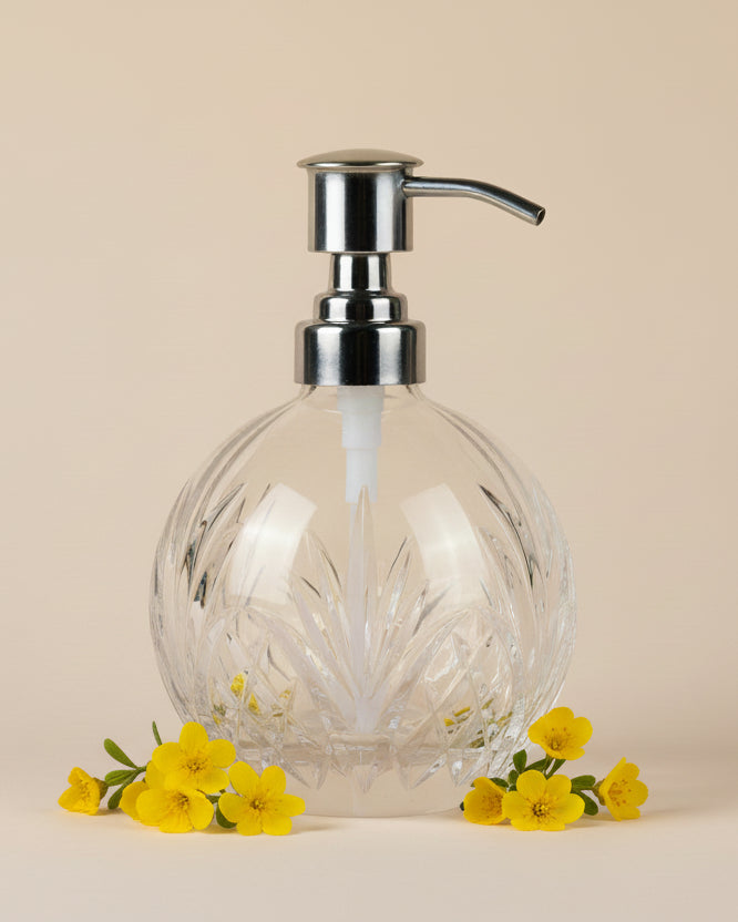 Crystal Clear Liquid Soap Dispenser