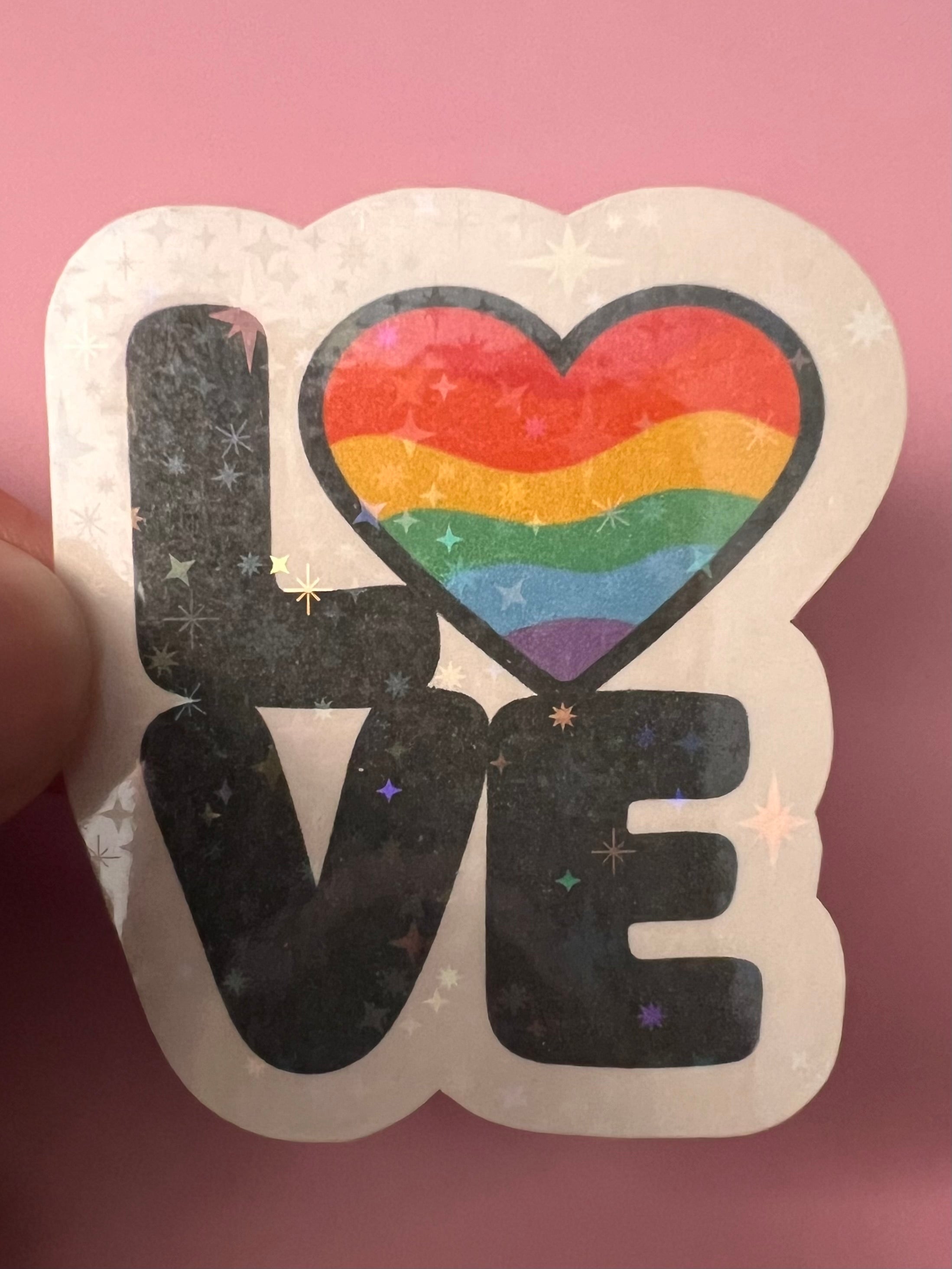 Belonging &amp; Pride Stickers | Inclusion, Love &amp; Identity Vinyl Stickers | Bossy Scribes